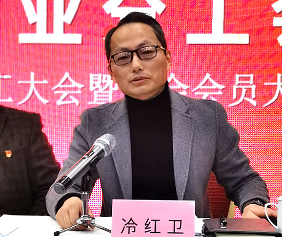 冷紅衛(wèi)副院長(zhǎng)作報(bào)告